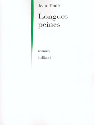 cover image of Longues peines